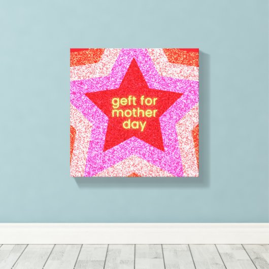 Wandkunst für Mutter Leinwanddruck (Insitu (Holzboden))