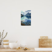 Wandkunst, hinter dem Eisberg Poster (Küche)