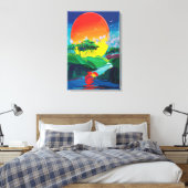 Wandkunst Leinwand Chromatische Konvergenz (Insitu (Schlafzimmer))