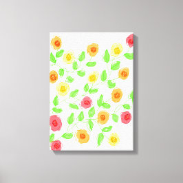 Wandkunst mit Reds und Orange Leinwanddruck