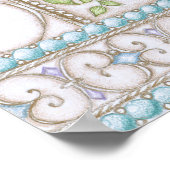 Wandkunst mit sonniger Laune Poster (Ecke)