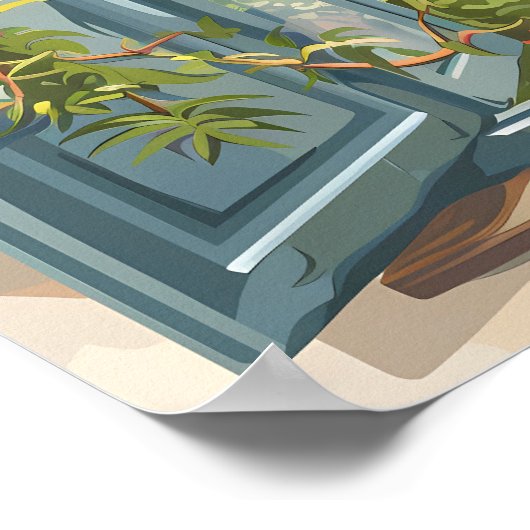 Wandkunst Poster (Ecke)