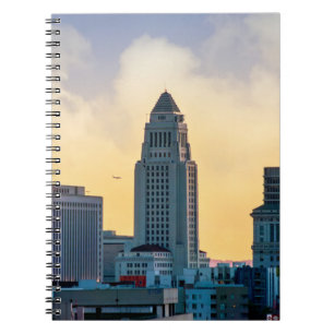 Wandkunst Rathaus Los Angeles Downtown LA Druck Notizblock