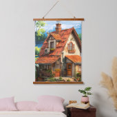 Wandkunst, Tapisserien Wandteppich Mit Holzrahmen (Schlafzimmer)