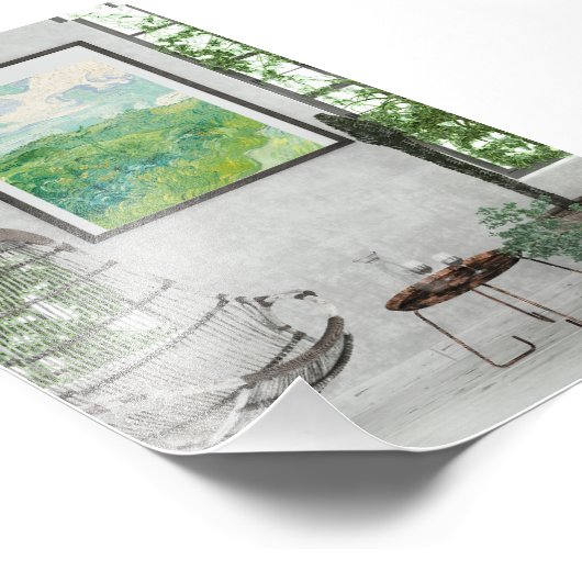 Wandkunstdekor Fotodruck (Ecke)