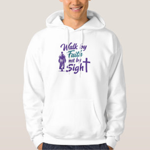 Wandle im Glauben, nicht im Sichtbaren Hoodie