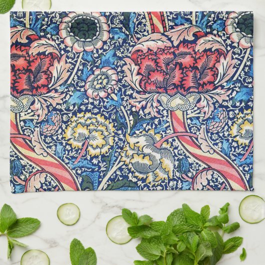 Wandle, William Morris Geschirrtuch (Gefaltet)