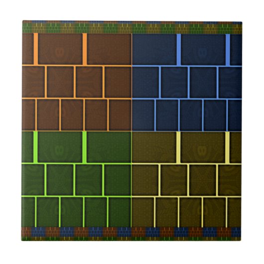Wandleinwand Fliese (Vorderseite)