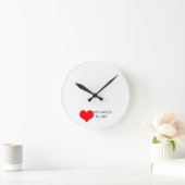 Wandleuchte Runde Wanduhr (Zuhause)