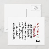 WandlungDesign - Mensch - Körper Postkarte (Vorne/Hinten)