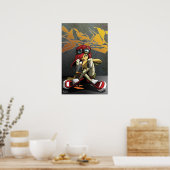 Wandmalenplakat Poster (Küche)