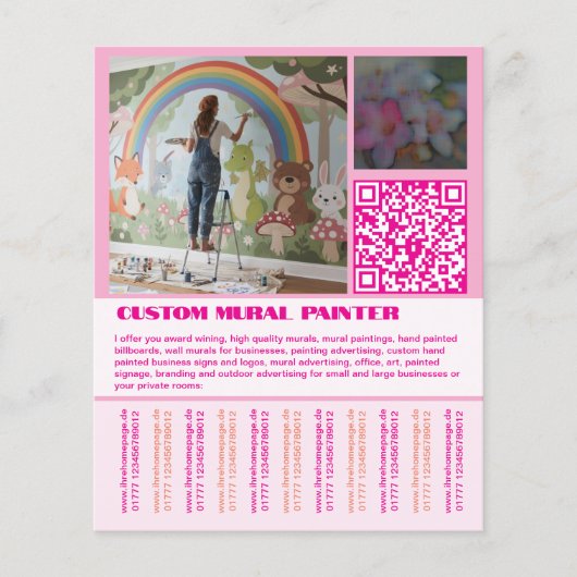 Wandmaler flyer (Vorne)