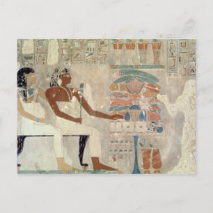 Wandmalerei aus dem Grab Rekhmire, Thebes, d Postkarte