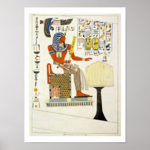 Wandmalerei aus den Gräbern der Könige von Thebes, Poster