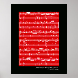 Wandmusik Poster