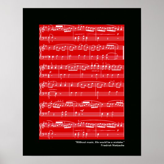 Wandmusik Poster (Vorne)
