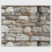 Wandmuster aus Naturstein Geschenkpapier (Flach)