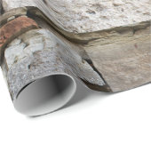 Wandmuster aus Naturstein Geschenkpapier (Rolleneckpunkt)