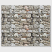 Wandmuster aus Naturstein Geschenkpapier (Flach)