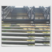 Wandpapier für die Treppe Geschenkpapier (Flach)