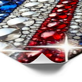 Wandplakat mit britischem Farbdesign Poster (Ecke)