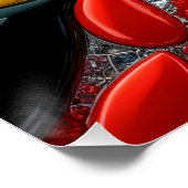 Wandplakat mit deutschem Farbdesign Poster (Ecke)