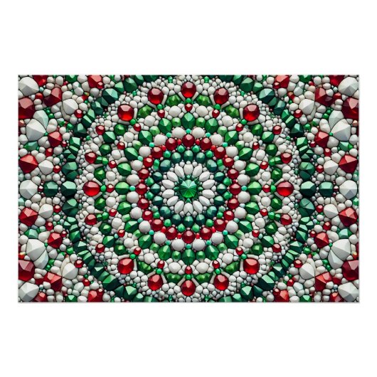 Wandplakat mit italienischem Farbdesign Poster (Vorderseite)