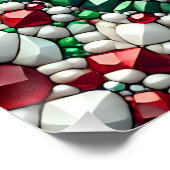 Wandplakat mit italienischem Farbdesign Poster (Ecke)