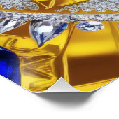 Wandplakat mit rumänischem Farbdesign Poster (Ecke)