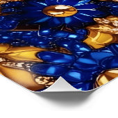 Wandplakat mit Schwedenfarben-Design Poster (Ecke)