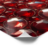 Wandplakat mit türkischer Farbgestaltung Poster (Ecke)