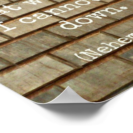 Wandplakat Poster (Ecke)