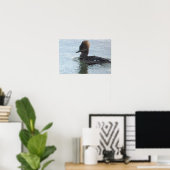 Wandposter mit Kappenente Poster (Heimbüro)