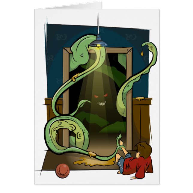 Wandschrank-Monster-Illustration durch tägliches (Vorne)