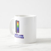 Wandschränke sind für Kleidung Kaffeetasse (Vorderseite Links)