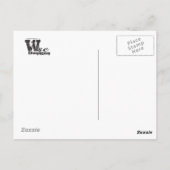 Wandschrift Postkarte (Rückseite)