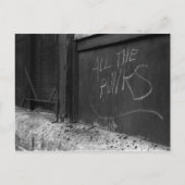 Wandschrift Postkarte (Vorderseite)