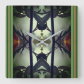 Wandsperre Quadratische Wanduhr (Vorderseite)