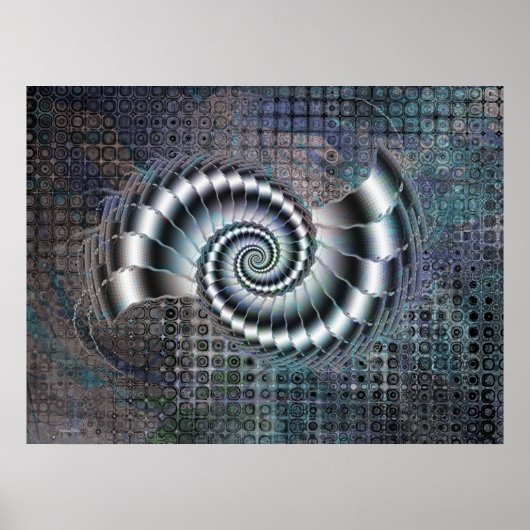 Wandspirale Poster (Vorne)