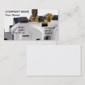 Wandsteckdose Visitenkarte (Vorne/Hinten)