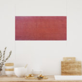 Wandstruktur aus rotem Backstein Poster (Küche)