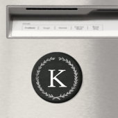 Wandtafel-Kranz-Monogramm-Magnet Magnet (In Situ (Geschirrspüler))