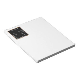 Wandtafel mit mathematischen Gleichungen Notizblock