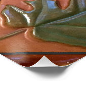 Wandtapeten mit Ahornleaf-Fliesen Poster (Ecke)