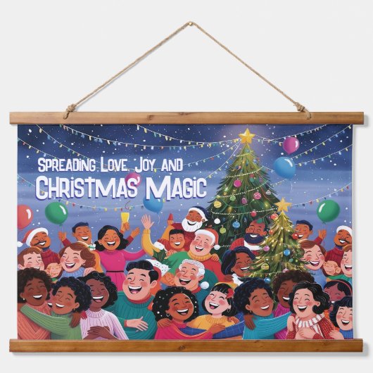 Wandtapeten Wandteppich Mit Holzrahmen (Vorne)