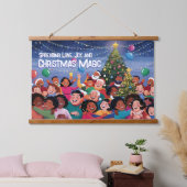 Wandtapeten Wandteppich Mit Holzrahmen (Schlafzimmer)