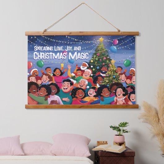 Wandtapeten Wandteppich Mit Holzrahmen (Schlafzimmer)