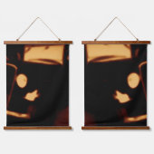 Wandteppich im Holzrahmen - Retro Automotive (Doppelt)