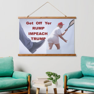  WANDTEPPICH MIT HOLZRAHMEN