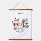 Wandteppich mit Holzrahmen. (Vorderseite)